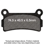Ebc Motorcycle Brakes FA164X Carbon Pads For Enduro/mx Bikes. Fixed Price $38.95.