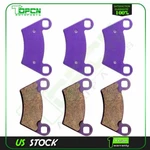 Fits 2006-2009 2011-12 Polaris 4X4 Efi Ranger 500 3 Pair Brake Pads Replacement. Fixed Price $16.00.