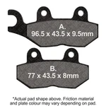 Ebc Motorcycle Brakes FA214/2V Vee-pads. Fixed Price $41.88.