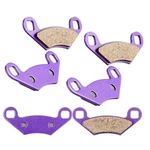3 Pairs Of Front & Rear Brake Pads For 2010-2014 Polaris Sportsman 550. Fixed Price $12.69.