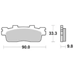 Brake Pads Sbs 204CT. Fixed Price $65.03.