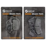 Niche Brake Pad Set For Honda CBR250R Abs 06435-KYJ-901 Front Rear Semi-metallic. Fixed Price $17.95.