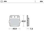 Moto-master Nitro 91421 Brake Pads. Fixed Price $40.29.