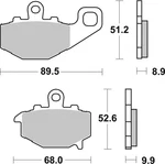 Brake Pad Set, Disc Brembo 07KA1617 (1 Piece). Fixed Price $44.79.