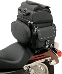 Saddlemen Combination Backrest, Seat & Sissy Bar Bag W/ Studs 3515-0119. Fixed Price $143.70.