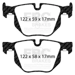 Ebc Brakes DP32009C Disc Pad Set Rear Redstuff Premium Street Fmsi D1042. Fixed Price $196.84.