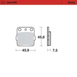 Moto-master Racing 91411 Sinterpro Brake Pads. Fixed Price $35.23.