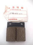 Honda 45105-413-871 Brake Pad CB400TII CM400T CM400A (1979) Nos Vintage. Fixed Price $23.56.