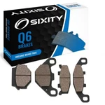 Front + Rear Organic Brake Pads 1997-2009 Kawasaki EX500 Ninja 500R Set Full Wg. Fixed Price $15.64.