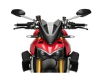 Puig New Gen Sport Screen Windshield Red For Ducati Streetfighter V4SP2 (25). Fixed Price $185.41.