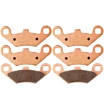 3 Pairs Front Brake Pads For 1997-2012 Polaris Scrambler 500 4X4 Carbon Fiber. Fixed Price $18.09.