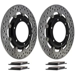 Niche Front Brake Rotor Pad Kit For Triumph T2020211 2020019-T0301 Semi Metallic. Fixed Price $146.95.