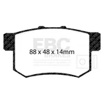 Disc Brake Pad Set-base Ebc UD536. Fixed Price $66.95.