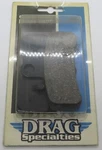 1720-0217 Drag Specialties Organic Front Brake Pads (2) For Harley Fxd Fld Fls. Fixed Price $34.07.