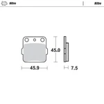 Motomaster Nitro Brake Pads ( 727-009-91421 ). Fixed Price $31.50.