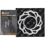 Niche Front Left Brake Rotor Pad Kit For Ktm Husqvarna 47013090200 Semi Metallic. Fixed Price $32.95.