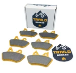 Traild Harley-davidson V-rod 2002-2005 Ceramic Front Rear Complete Brake Pad Set. Fixed Price $38.79.