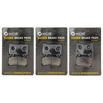 Niche Brake Pad Set For Yamaha FZR1000 FZ600 TDM850 FJ1200 Front Rear Organic. Fixed Price $20.95.