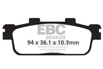 Ebc FA427R Brake Pads (set For 1 Disc). Fixed Price $46.99.