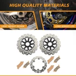 Front Rear Brake Rotors Pads (97 98) Blackbird For Honda. Fixed Price $185.23.