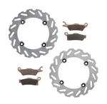 Brake Rotors & Pads For Can-am Outlander 1000 Xt 6X6 2016-2022 Rear Riptide. Fixed Price $104.45.