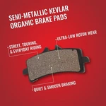 Sixity Front + Rear Organic Brake Pads 1983 Suzuki GS1100S Katana Set Full Kit. Fixed Price $13.98.