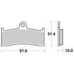 Front Racing Brake Pads Sbs 729RS. Fixed Price $131.67.