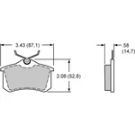 Wilwood 150-9184K Street Performance / Racing Pads New. Fixed Price $73.97.