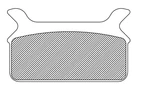 Drag Specialties Sintered Metal Replacement Brake Pads Harley Touring 1721-1358. Fixed Price $49.99.