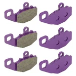 6PCS Rear Brake Pads Carbon Fiber For Kawasaki ZX600R 2009-2012 ZX600P 2007-2008. Fixed Price $16.89.