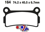 Ebc Brake Pads Std Organic, FA164 Semi-metal Black. Fixed Price $41.69.