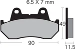 Vesrah Organic Brake Pads VD-123/3. Fixed Price $37.99.