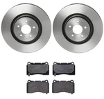 Brembo Front Brake Kit Disc Rotors Low-met Pad For Mustang Shelby GT500 Boss 302. Fixed Price $298.95.