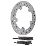 Niche Rear Right Brake Rotor Pad Kit For Triumph T2020560 T2020239 Semi Metallic. Fixed Price $44.42.