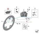Genuine Bmw 34218562163 - Set Of Brake Pads Sintered Metal K50 K51 K52 K53 K54. Fixed Price $102.18.