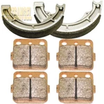 Front Brake Pads & Rear Shoes For 2002-2007 Suzuki Eiger LTF400F 4X4. Fixed Price $24.35.