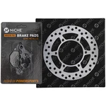 Niche Front Left Brake Rotor Pad Kit For Kawasaki Suzuki DRZ125 Semi Metallic. Fixed Price $35.42.