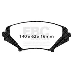 Ebc Brakes Disc Set Yellowstuff Street And Track Front. Fixed Price $130.80.