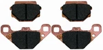 Front & Rear Semi-metallic Brake Pads For Kawasaki Fits 1986 KX125, KX250, KX500. Fixed Price $14.95.