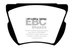 DP2165 Ebc Greenstuff Front Brake Set Lining Of. Fixed Price $75.29.