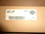 Nos Harley Davidson Brake Pad Set 43957-80A. Fixed Price $25.00.