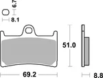 Brembo Oe Powersports Sintered Brake Pads For Ktm Rc 250C/390CC 07YA23SR. Fixed Price $80.30.