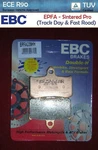 Ebc Fast Street/trackday Brake Pads For 95-02 Honda RS125/RS250 (EPFA239HH). Fixed Price $73.36.