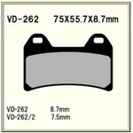 Vesrah Brake Pads (VD-262RJL). Fixed Price $57.93.