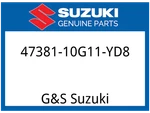 Suzuki Oem Part 47381-10G11-YD8 Lid, Fuel (silver). Fixed Price $43.12.