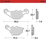 Motomaster Front Brake Pads For Suzuki RM80 Big Wheel 1997-2001 Sinterpro Race. Fixed Price $36.93.