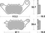 Sbs Brake Pads Rear For Yamaha Mt - 250 2016 2017. Fixed Price $37.89.