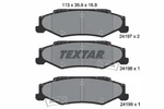 2419701 Textar Brake Pad Set, Disc For Cadillac, Chevrolet. Fixed Price $43.24.