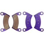 4PCS Front & Rear Brake Pads Carbon Fiber For 2010-2012 Polaris 4X4 Ranger 400. Fixed Price $12.49.