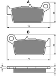 Goldfren S33 Brake Pads Rear For Suzuki Rm 250 XCK8 2009. Fixed Price $18.73.